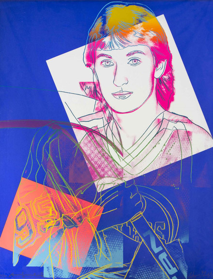 andy warhol wayne gretzky chernoff fine art