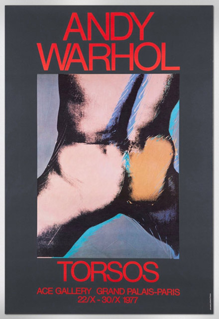 Warhol poster of nude male